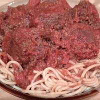 Spaghetti and Wheatballs
